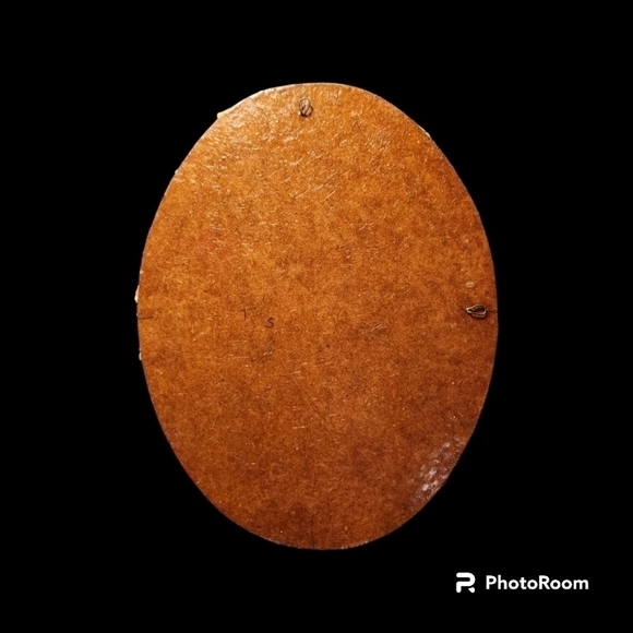 1970s handmade seashell oval mirror coastal beach - Picture 9 of 14